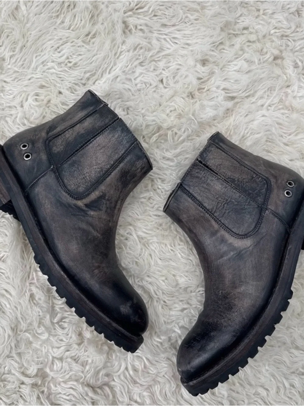 Freebirds Dean Distressed Leather Chelsea Boots Men’s Size 9